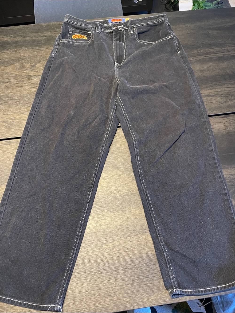 Empyre Men’s Black Relaxed Fit Jeans